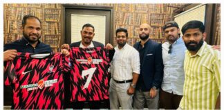 സ്പാർക്സ് എഫ്. സി. ജേഴ്സി പ്രകാശനം ചെയ്തു