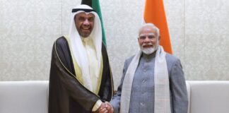 ‘ലോകത്തിലെ ഏറ്റവും ജ്ഞാനിയായ വ്യക്തി നരേന്ദ്രമോദി’, കുവൈറ്റ് വിദേശകാര്യ മന്ത്രി നരേന്ദ്ര മോദിയെ സന്ദർശിച്ചു