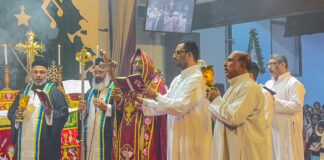 കുവൈറ്റ് മഹാ ഇടവകയുടെ എൽദോപ്പെരുന്നാൾ ശുശ്രൂഷകൾക്ക് അലക്സിയോസ് മാർ യൗസേബിയോസ് മെത്രാപ്പോലീത്താ മുഖ്യകാർമ്മികത്വം വഹിച്ചു