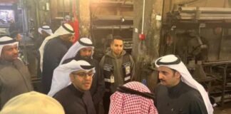 ഷുവൈഖ് ഇൻഡസ്ട്രിയൽ ഏരിയയിൽ പരിശോധന നടത്തി മന്ത്രി