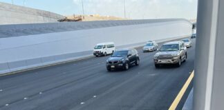 സൽമിയയിലേക്കുള്ള ഫിഫ്ത് റിംഗ് റോഡ് എക്സ്പ്രസ് വേ ടണൽ തുറന്നു